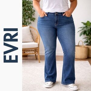 EVRI Plus Size Short Length Bootcut Jeans – Women’s Size 24W Short